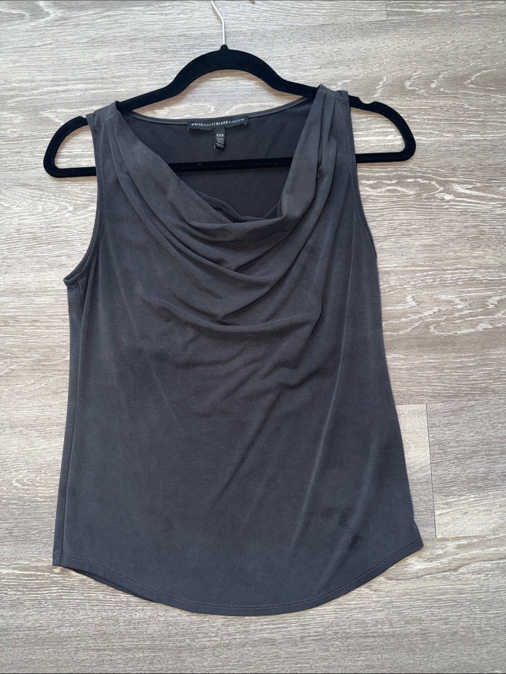 White House Black Market Sleeveless Cowl Neck Top